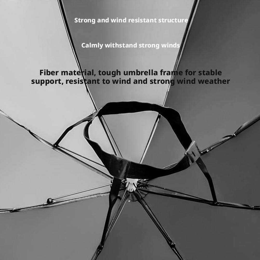 Portable Outdoor Umbrella Hat Cap Folding Women Men Umbrella Umbrella Headwear Fishing Handsfre X2L6