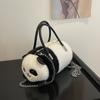 Panda Plush Bag With Zipper Closure For Daily Use And Cute Cartoon Style