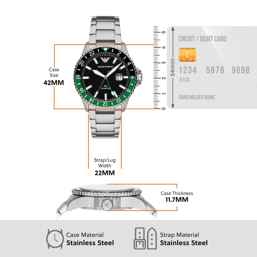 Часы WORLD EXPLORER AR11589 Silver [Emporio Armani] Мужские