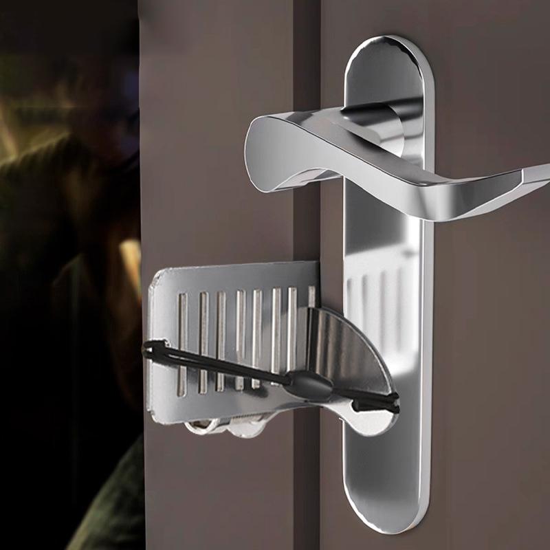 Портативный дверной замок без ударов, защитный дверной шкафчик, защитная защелка, металлический замок, домашний номер, отель, путешествия, противоугонный дверной стопор, инструмент