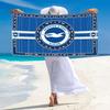 Пляжное полотенце с принтом Brighton & Hove Albion, Большое мягкое быстросохнущее полотенце для пляжа, кемпинга, плавания