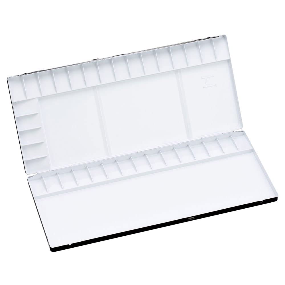 Holbein Aluminum Watercolor Palette No. 200, 35 Wells, 210145