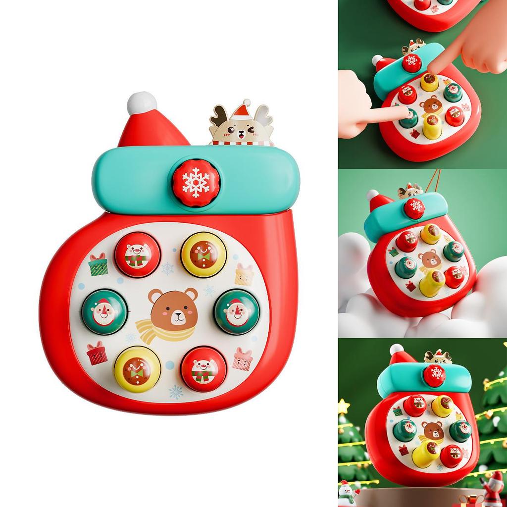 Christmas Sock Whacamole Childrens Educational Fun Game For Cognitive Development