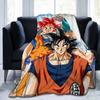 Японское Аниме DBZ Пледы Фланелевые Смешные Теплые Пледы для Покрывала Текстильный Декор,
