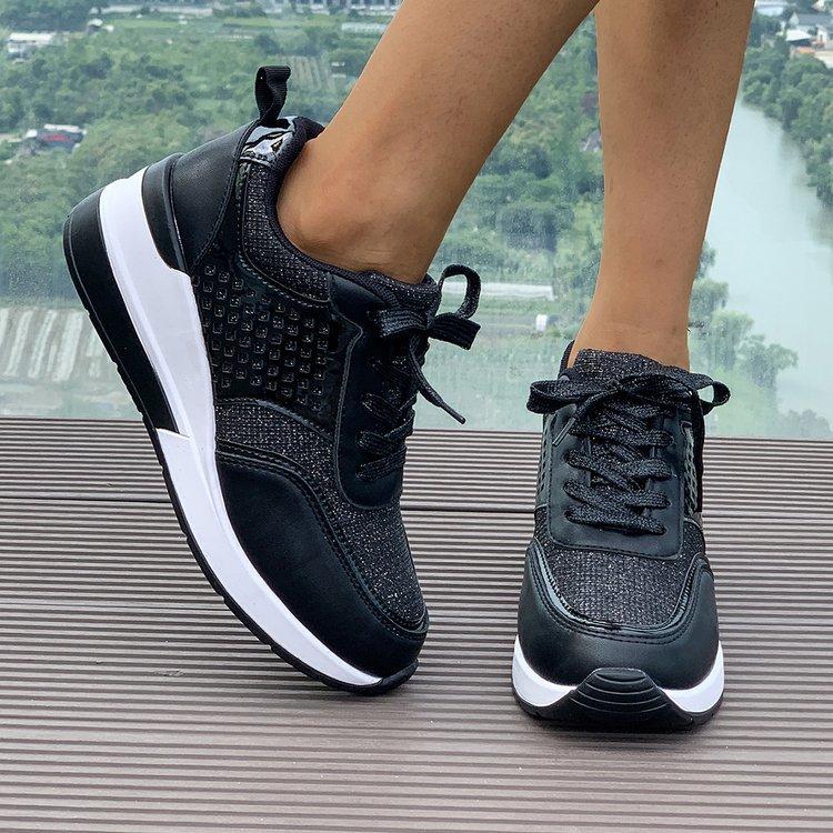 Летние весенние женские повседневные кроссовки 2025 года, новые кроссовки для ходьбы, женские удобные кроссовки на платформе со шнуровкой