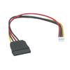PH2.0 Small 4PIN to SATA 15PIN Power Supply Cable Splitter for ITX Mainboard Computer Case PC Fan Cable HDD Extend Convert Wire