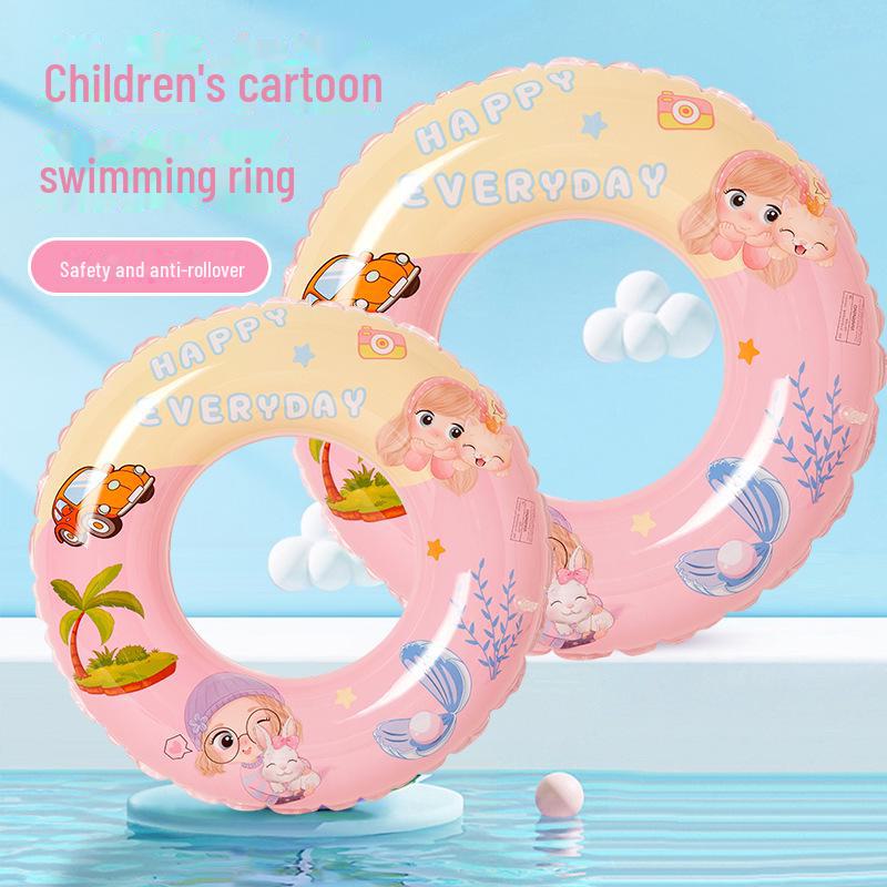 Kids' Anti-Rollover Inflatable Mermaid Arm Ring Buoy