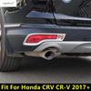 Декоративная накладка на рамку противотуманной фары заднего бампера для Honda CRV CR-V 2017 - Хромированные ABS Аксессуары Внешний Тюнинг Ki
