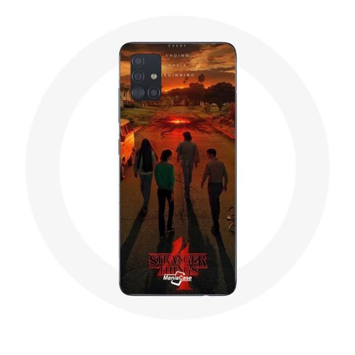 Case for Samsung Galaxy A51 Stranger Things Season 4 Poster Art Crews of the New Theory