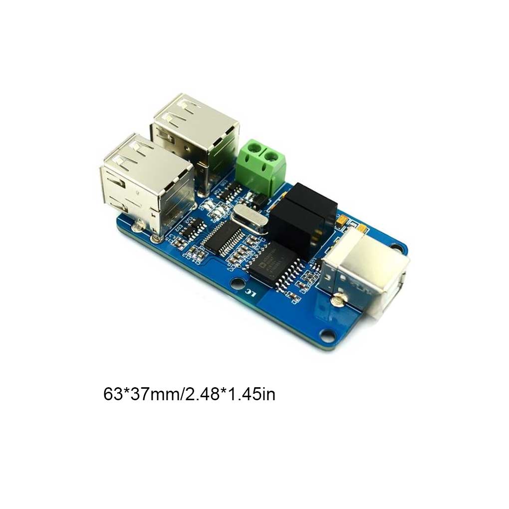 USB-изолятор Твердый АБС-пластик Легкий изоляционный модуль Коррозионная стойкость Плата защиты от перенапряжения Источник питания