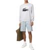 LACOSTE Sweatshirts Men's Gray Crew Neck Moderate SH9689CCA