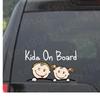 Baby KIDS ON BOARD Car Decals Water Proof Car Window Body Funny Vinyl  Reflective 25*8cm
