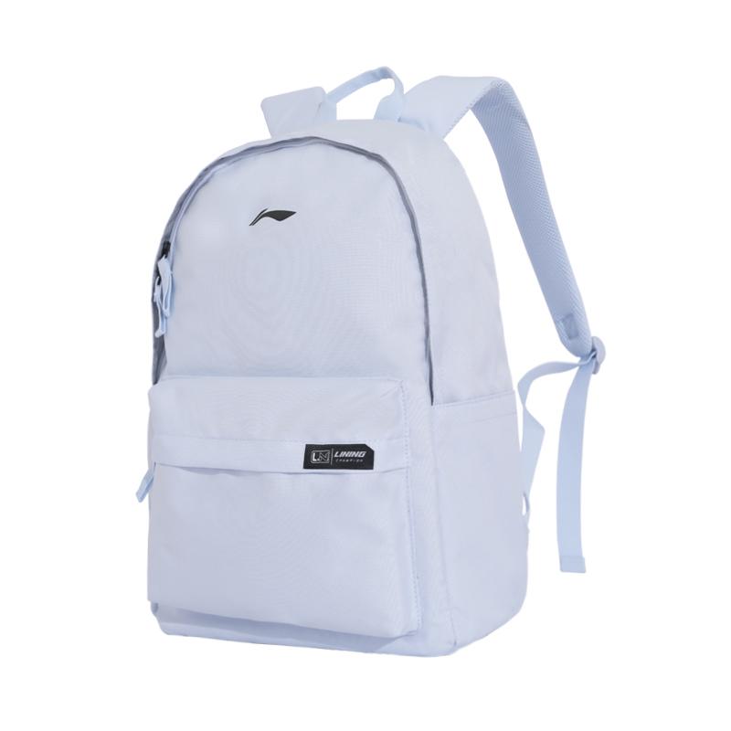 New LiNing Polyester Laptop Bag Backpack Unisex Light Frost Blue ABSU319-2
