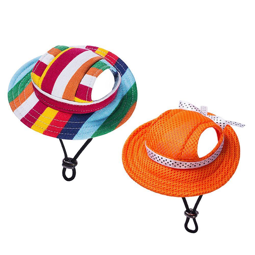 Outdoor Supplies Breathable with Ear Holes Cat Accessories Dog Caps Pet Hat Sun Protection Cap