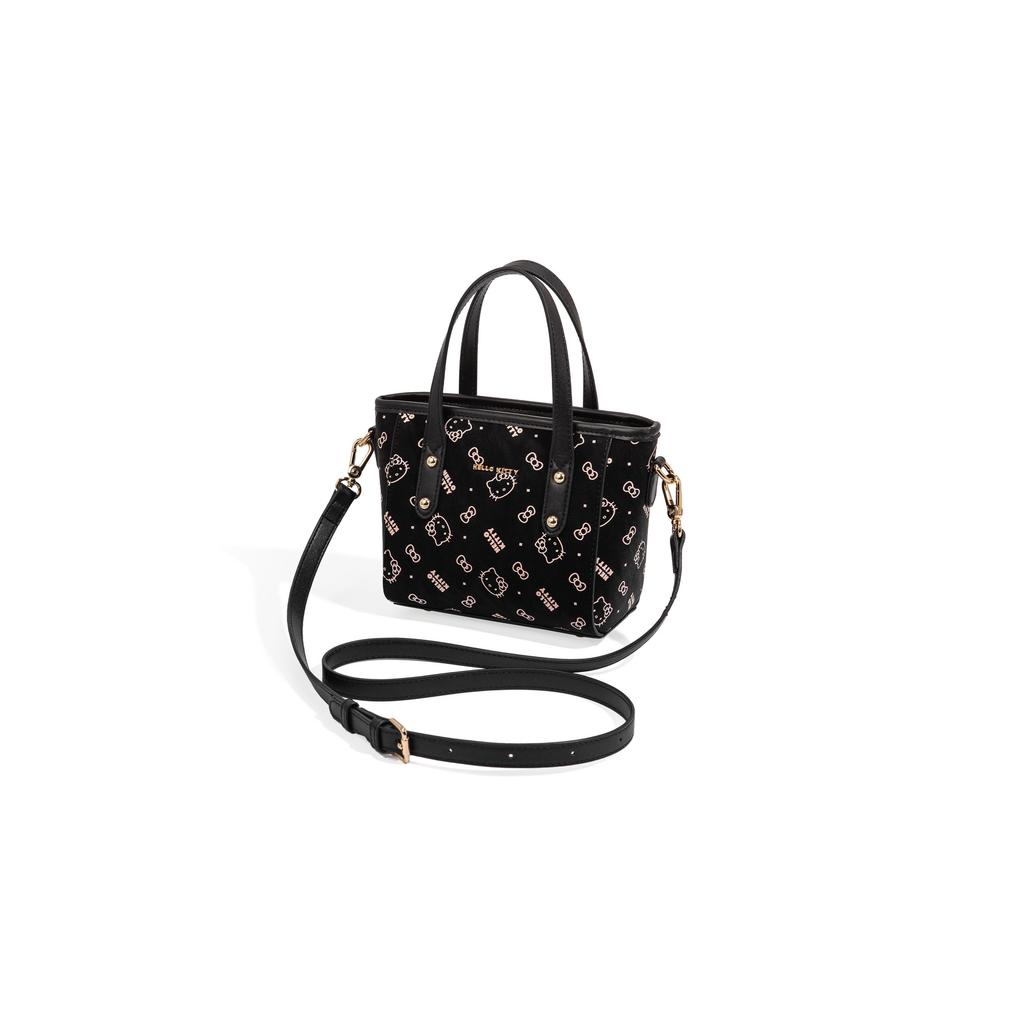 Sanrio Hello Kitty College Style All Over Print Fashion Versatile Niche PU Shoulder Crossbody Tote Bag Women bags Multicolor SHHF41385