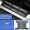 BMW Car Threshold Strip Anti Stepping Leather Protective Sticker For BMW E46 E90 E60 F30 F10 X1 X2 X3 X5 X4 X6 X7 G30 G20 G32