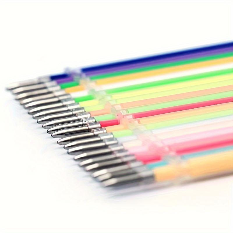 60 цветов/набор, гелевая ручка для флэш-граффити, цветная сменная ручка, полная блестящая сменная ручка, сменные ручки для рисования, цветные ручки для рисования, стержень