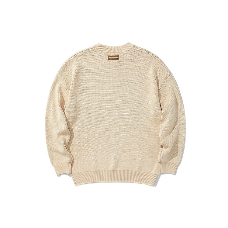 Подкладка Badfive Series Элегантный пуловер с круглым вырезом с принтом Свободный вязаный свитер Мужской свитер AMBR085-1