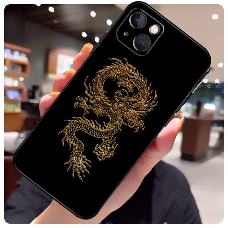 Чехол с китайским драконом для iPhone 16 Pro Max 14 13 12 11 15 17 Pro Max mini 15 16 Plus 16e 17 Air Чехол для телефона