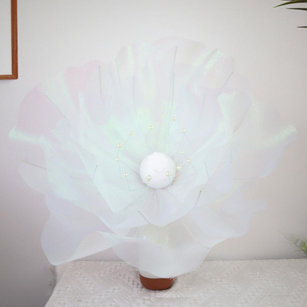 Simulation 3D Gauze Artificial Flower 50cm Big Giant Mesh Flower Hollow Silk Flower Window Display