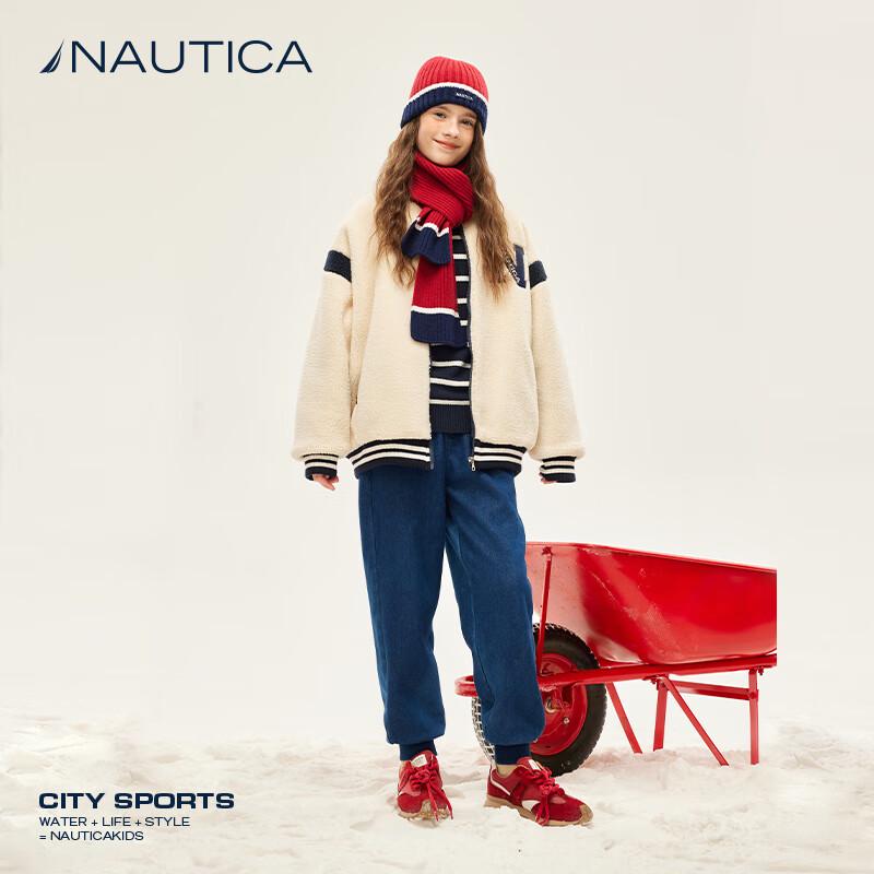 Nautica Джинсовые штаны-джоггеры на флисовой подкладке для детей