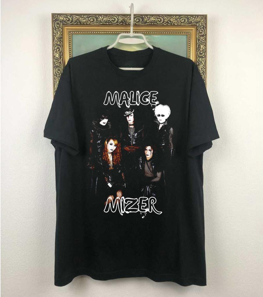 Malice Mizer Рок-группа Постер Унисекс Футболка Хлопок S-2345XL PR437