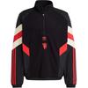 Adidas Originals Manchester United Polar Fleece Sweatshirt Comfortable Soft Badge Half-Zip Men Sweatshirt Black IS6528
