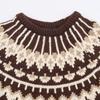European and American style, new women's clothing, foreign style jacquard short-sleeved knitted sweater 3920/089/087