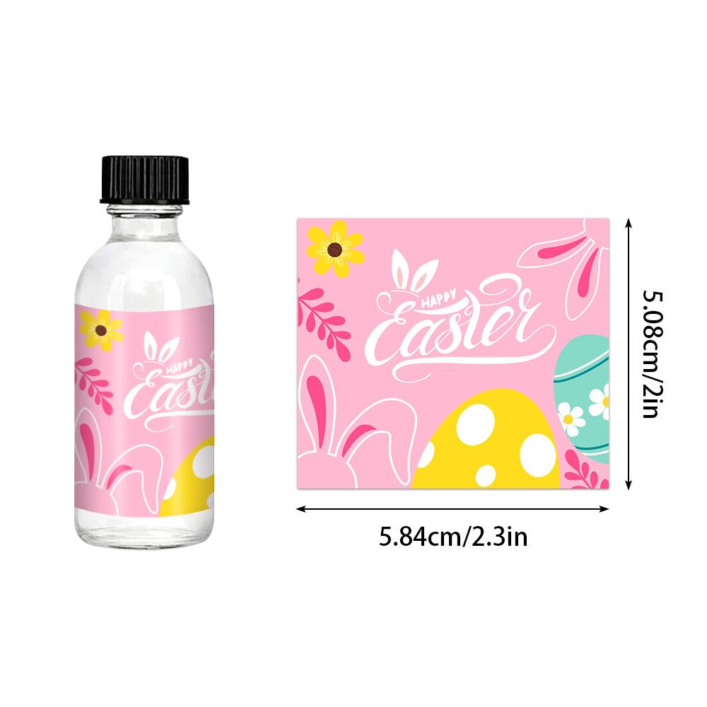 Новые, Пасхальной тематики, Мультяшные, Милый кролик, Мини-наклейки, Наклейки на бутылки, Наклейки для украшения вечеринки, Принадлежности