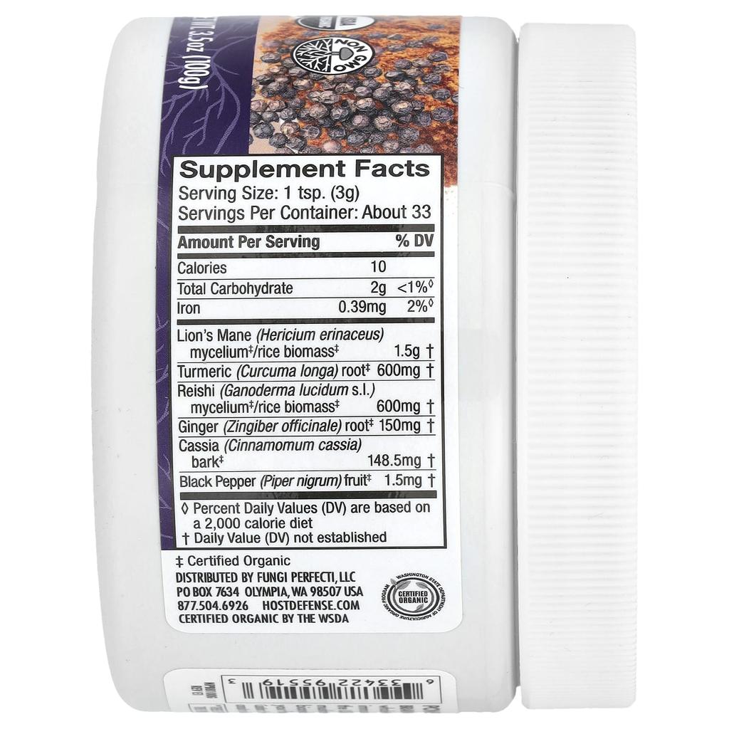 Mushrooms™, Mycobotanicals® Brain & Body™ Powder, 3.5 Oz (100 G)