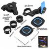 Motorcycle & Bicycle Phone Holder with Shock Absorption for Navigation