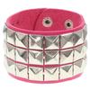 European & American Punk Street Style Rivet Bracelet: PU Leather Bangle