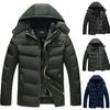 Winter Coat Men Fashion Hooded Thick Warm Mens Jacket Father's Gift Parka