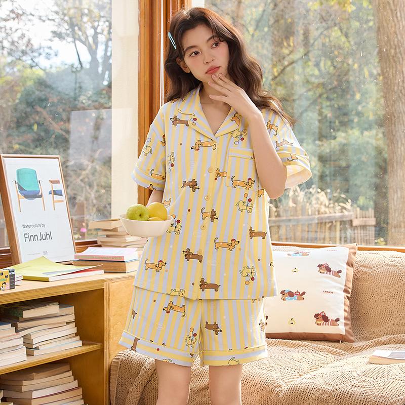 Paibangnu cardigan thin and comfortable women's summer short sleeved outerwear set qh