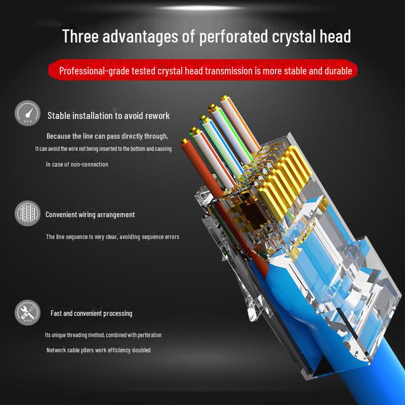 Металлический экранированный проходной коннектор RJ45 для кабелей Cat 5, 6, 7