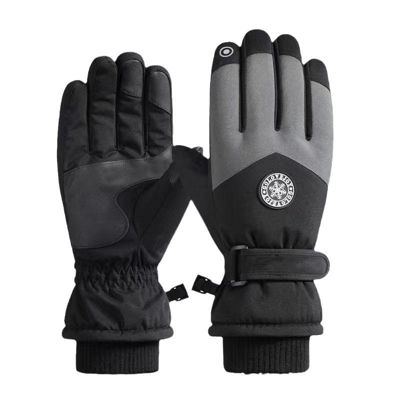 Зимние сенсорные лыжные перчатки для взрослых и детей — теплые, устойчивые к холоду спортивные принадлежности на открытом воздухе
