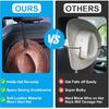 2 pcs Cowboy Hat Holder for Truck- Car Hats Organizer Accessories- Magnetic Clip Leather Hat Rack for Car- Headrest Hat Hanger Vehicle for Travel on