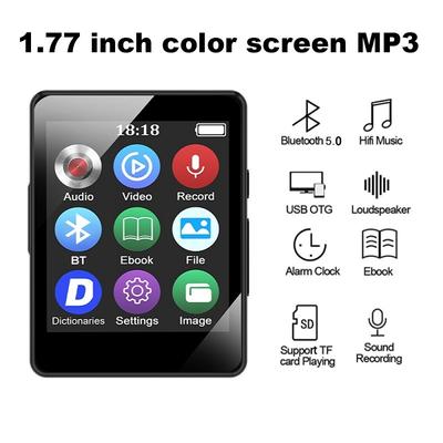 Музыкальный MP3-плеер с внешним воспроизведением Walkman MP4, компактный портативный мини с экраном, MP4 можно вставить в карту/запись/многофункциональный