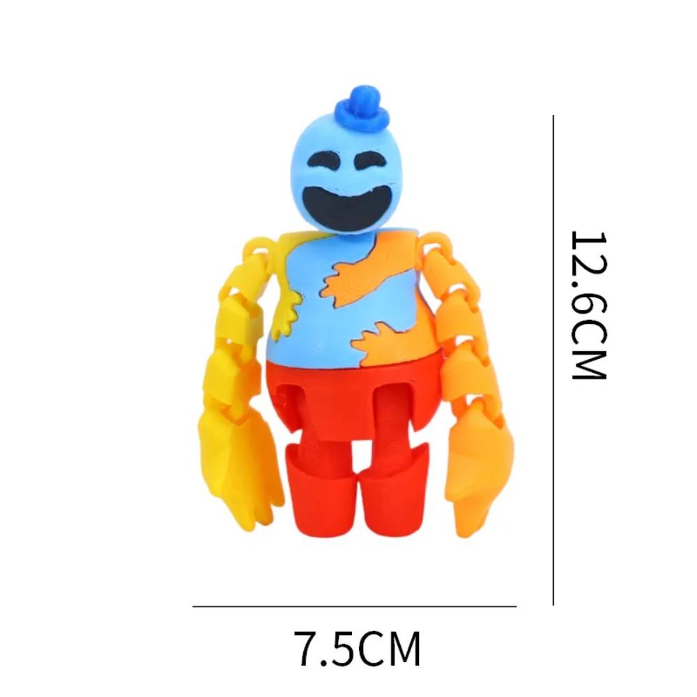 Cute Game Style 3D Printed Action Figure Desktop Decor Fidget Toy Stress Relief Gift for Children