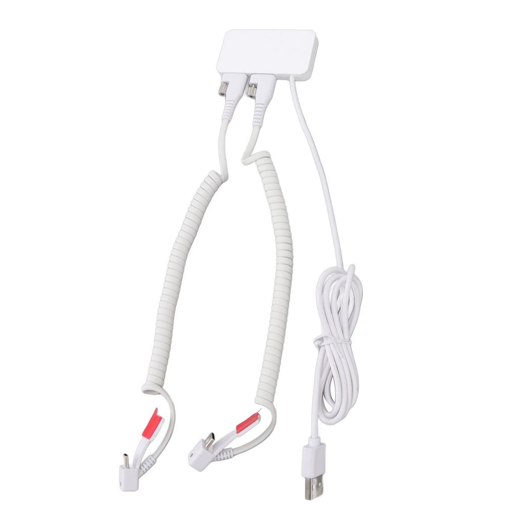 Dual Port Security Anti Theft Display Stand Holder with Charging Function Burglar Alarm for Digital