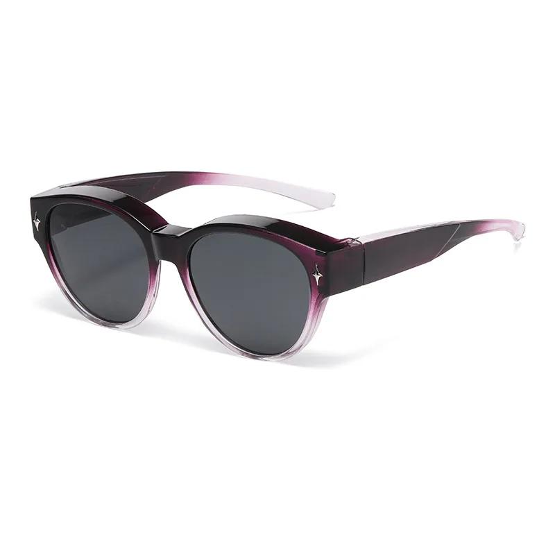 Ретро Классические Кошачьи Глаза Могут Быть Встроены с Поляризованными Солнцезащитными Очками для Вождения, Защита от Солнца, Ультралегкие Нейтральные Солнцезащитные Очки