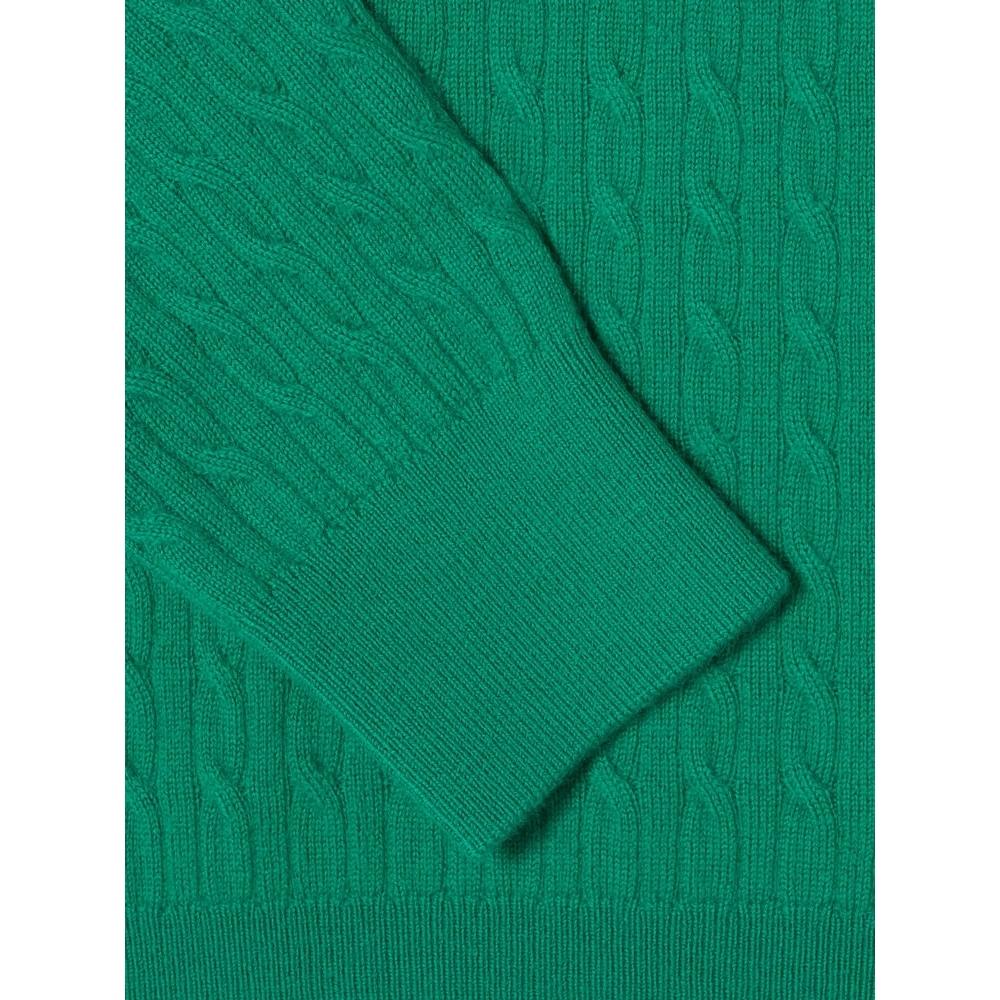 Lacoste Женский свитер с кабельным узором и круглым вырезом Af073e 54n Ldm q2nAf073e 54nLdm