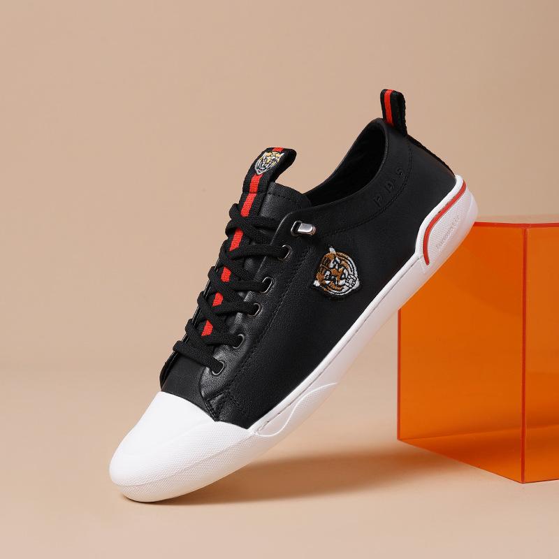 Модный бренд мужская обувь весна и осень новые маленькие белые туфли мужская нога повседневные лоферы дышащие однопедальные универсальные модные кеды