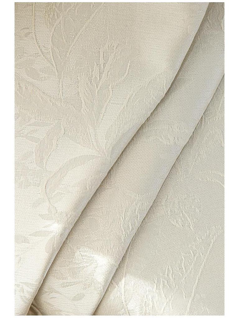 Original High-Precision Chenille Jacquard Curtain - Leaf Branch Vine Design, Light French Blackout, for Bedroom/Living Room.