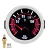 52mm2in Car Oil Temperature Gauge with White Light Universal Automobile Accessory 12V