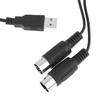 2 Meters MIDI USB Cable Electric Music Compile Interface Adapter Cable Converter