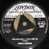 7-дюймовая пластинка КРИС КОННОР - Аллилуйя, я так его люблю / Я не буду 45HLE8869 London Records, 1958 Великобритания Джаз Б/У