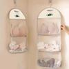 Mesh Storage Bag Large Capacity Wardrobe Organizer Breathable Hanging Storage Net for Underwear Socks Towels Bedroom Dorm Travel