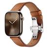Ремешок из натуральной кожи для Apple Watch 46мм 45мм Ultra2 49мм 44мм 40 41 42мм браслет correa iWatch series 10 8 7 9 SE 6 5