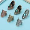 Durable Open Nail Acorn Thimble Metal Embroidery Finger Protector  for Embroidery